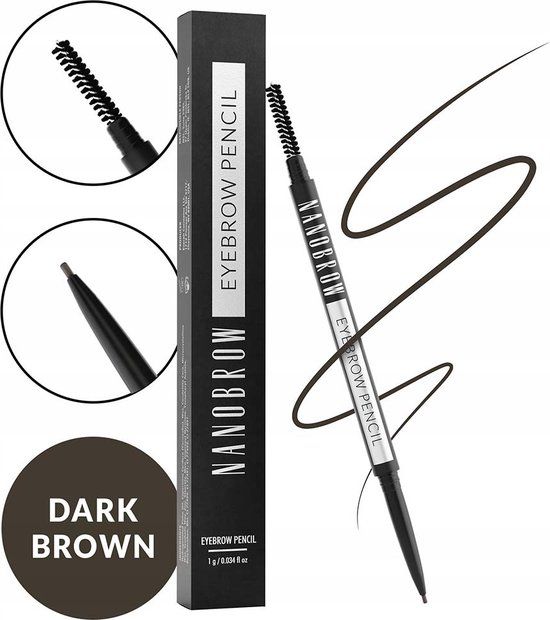 Nanobrow Dark Brown Eyebrow Pencil