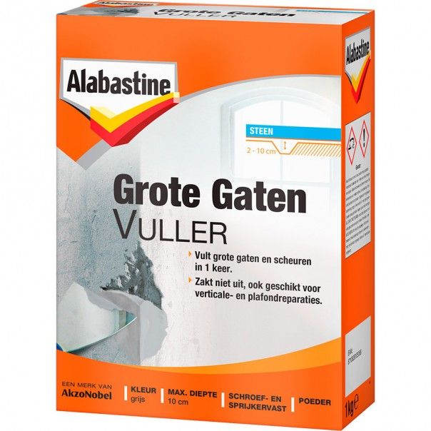 Alabastine Grote gatenvuller - 8710839105068
