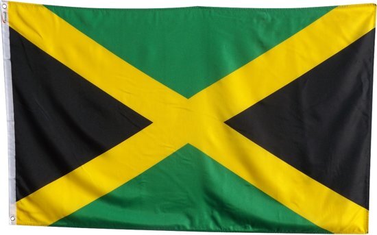 Trasal - vlag Jamaica - jamaicaanse vlag - 150x90cm