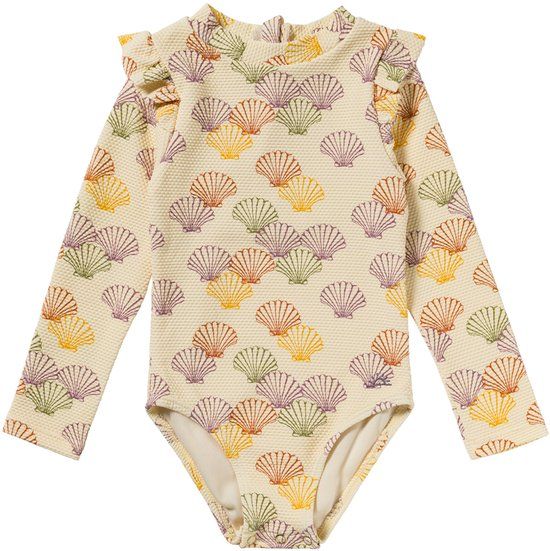 Salted Stories Shells Bodysuit Dierenprint Multicolor Vrouwen 74/80