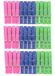 PAMEX - Kunststof tang Lenom 7,5 centimeter - 3 set met 24 delen
