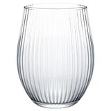 KONZEPT Ensemble de 8 Verres 580 ml - Verres à Boire Rainurés