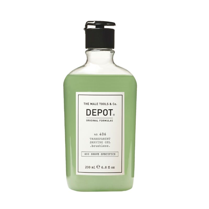 Depot 406 Transparent Shaving Gel Brushless 100ml