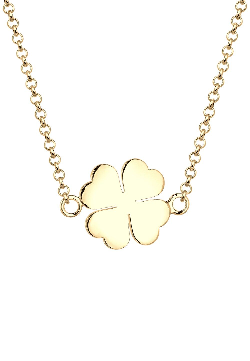 Elli Elli Necklace Women Clover Lucky Charm in 925 Sterling Silver Necklaces