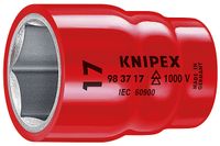 KNIPEX 98 37 17 - Dop voor zeskantschroeven - 1000V geïsoleerd - 3/8" - SW.17mm - Aantal: 1