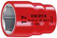 KNIPEX 98 37 17 - Dop voor zeskantschroeven - 1000V geïsoleerd - 3/8" - SW.17mm - Aantal: 1
