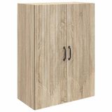 vidaXL Wandkast 66 x 34,5 x 90 cm Bewerkt hout Sonoma Eiken