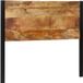 vidaXL Hoofdeinde 120 cm massief mangohout en ijzer