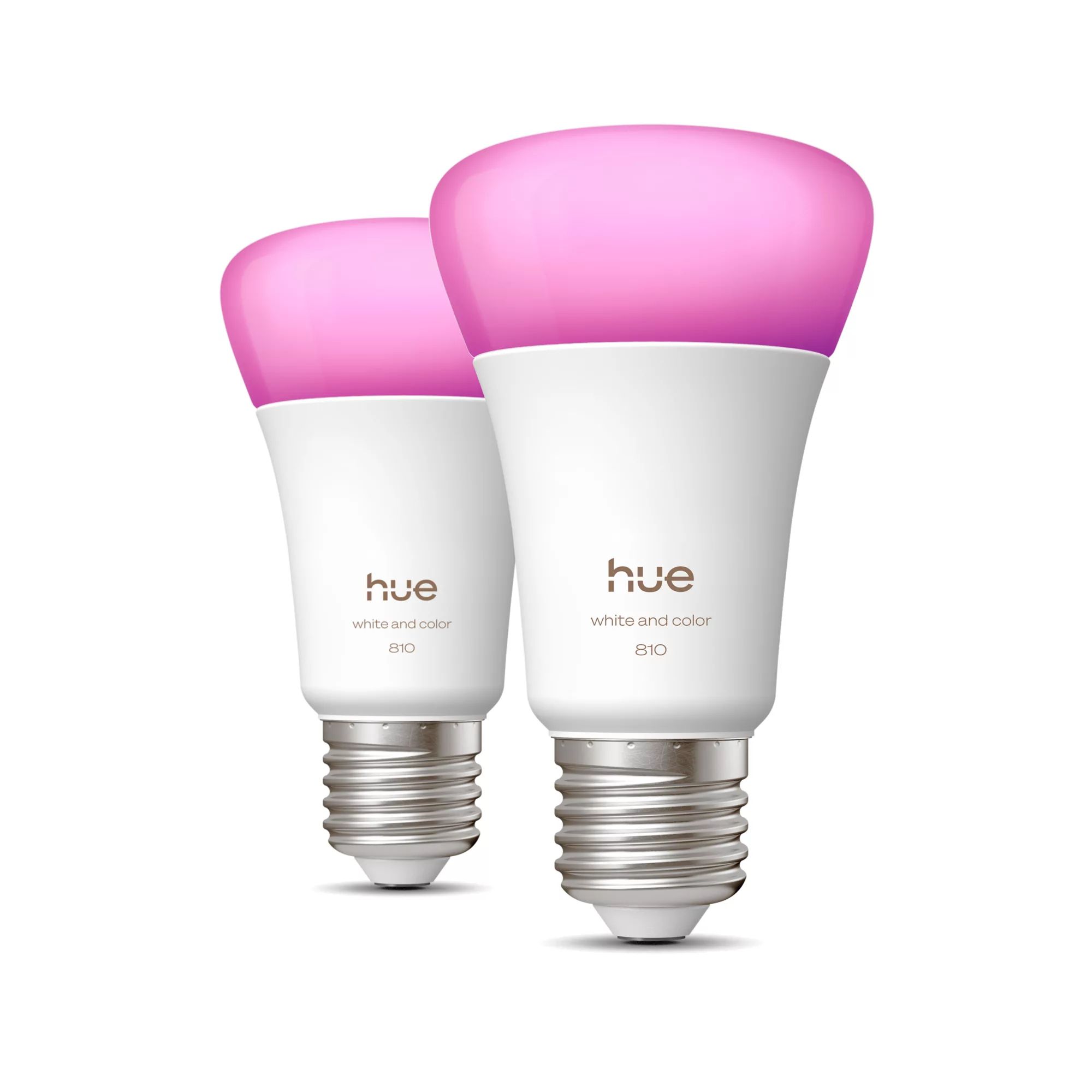 Philips Hue White and Color Ambiance A60 E27 Smart Bulb 2-pack