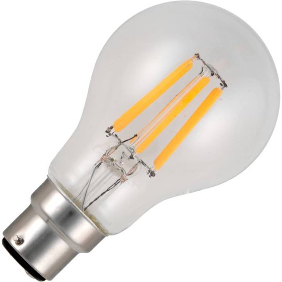 SPL Standaardlamp LED filament 5,5W (vervangt 55W) bajonetfitting Ba22d