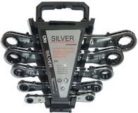 Silver - Zeskant Ratelsleutels Set - 5 Delig - 6-22mm - Staal CrV