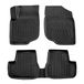 SCOUTT 3D rubberen vloermatten op maat voor Peugeot 207 2006-2014, premium, hoge rand, zwart, antislip, alle seizoenen