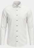 Ledub Business hemd lange mouw Beige