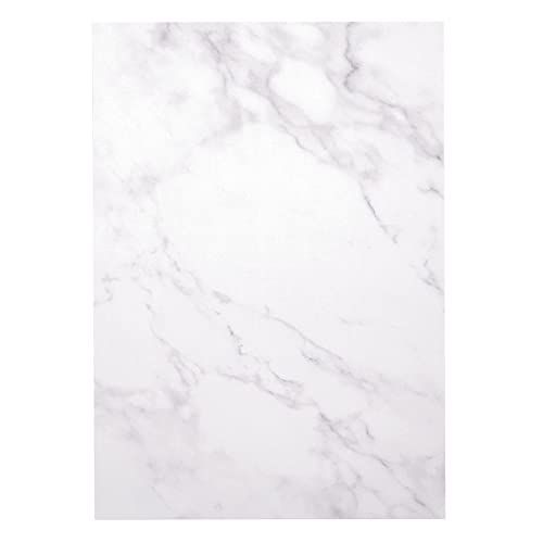 Florence Marmer Papier A4-50 Vellen in Wit - Cardstock voor Scrapbooking, Kaarten & Knutselen - 200 g/m²