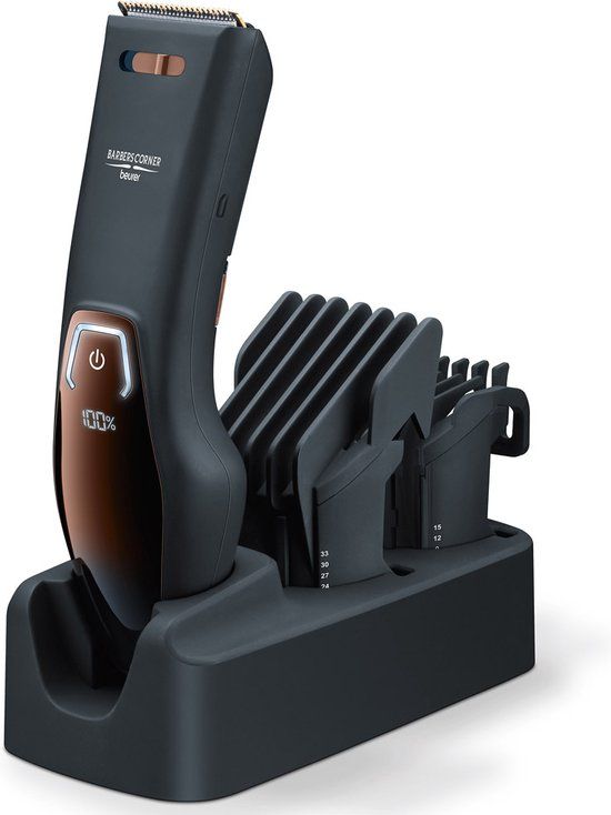 Beurer HR 5000 Tondeuse - Draadloos - 2 Opzetkammen - RVS Mesjes - Snel Opladen