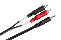 Hosa Technology CMR-203 audio kabel 0,9 m 3.5mm 2 x RCA Meerkleurig