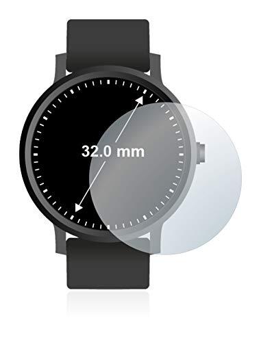 brotect Hybride Glas Screenprotector compatibel met Horloges (Rond, Diameter: 32 mm) Schermbeschermer [9H hardheid, Beschermglas-Folie niet glas]