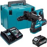 Makita HR 002 GM101 accu-boorhamer 40 V max. 2,9 J SDS plus borstelloos + 1x accu 4,0 Ah + oplader + Makpac