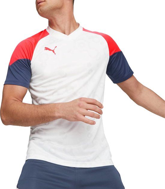 PUMA individualCUP Jersey Sportshirt - Wit - Maat M - Heren