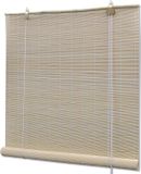vidaXL Rolgordijn 150x160 cm bamboe naturel