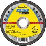 Klingspor A60TZ Special doorslijpschijf 115X1X22,23 mm Metaal