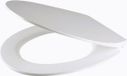 QeramiQ UniSeat Abattant de WC - quickrelease - softclose - duroplast - 42.5x37.5x4.3cm - blanc brillant