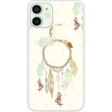Apple Siliconen hoesje compatibel met iPhone 12 Mini Dreamcatcher Grijs