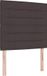 vidaXL Boxspring bed met matras Donkerbruin 80 x 200 cm Stof