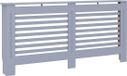 vidaXL Radiatorombouw 172x19x81 cm MDF antraciet