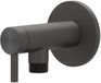 IVY Hoekstopkraan 1/2 x 3/8 - RVS316 Geborsteld Carbon Black PVD