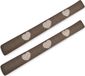 Beautissu Tuuli HR – Set van 2 Tochtstopper Deur 90x8 cm – Tochtrol Bruin Tochtkussen voor Deur en Ramen