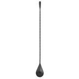 LURCH 240782 Drop Barlepel voor professioneel cocktailroeren roestvrij staal rookgrijs 29 cm