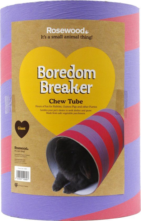 Rosewood Konijnen Tube - Blauw - 98 cm