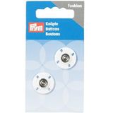 Prym Naaisluitingen Cirkel 18 mm, Wit