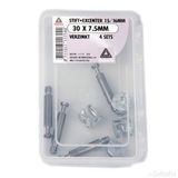 Deltafix Stift+Excenter 15/16Mm 30 Verzinkt, 4 Sets
