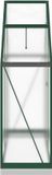 vidaXL Tuinkas met basisframe 169x58x202 cm aluminium groen