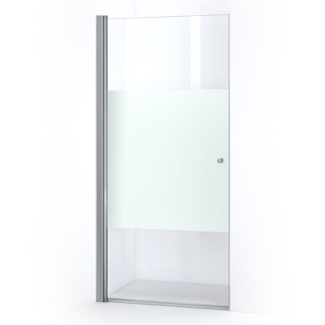 Maxaro Douchedeur Matte Strook 100cm Pendeldeur Zircon Comfort