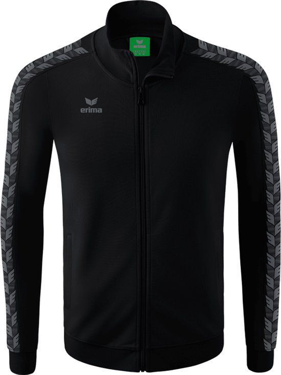 Erima Essential Team Tracktop Jacket Men - Black/Slate Grey - Size L