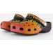 Crocs Crocs Graphic Flames Clogs Slippers zwart Rubber