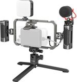 SmallRig All-in-One Video Kit For Smartphone Creators with Audio and Lighting System 3384D