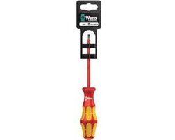 Wera 160 i SB VDE geïsoleerde Sleuf-schroevendraaier, 0,8 x 4,0 x 100 mm