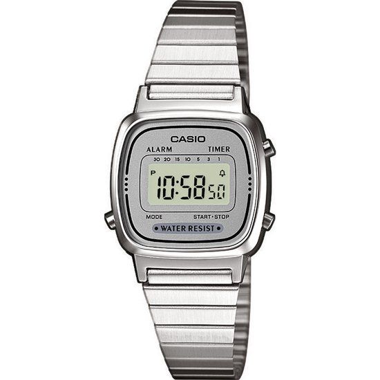 Casio LA670WEA-7EF - Zilver - Horloge