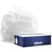 Plasticplace 31-33 Gallon vuilniszakken │ 0,7 Mil │ Witte vuilnisbak Liners │ 33" x 39" (150 Count)