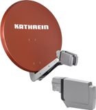 Kathrein CAS 90 ro Sat-Antenne multifeedfähig rotbraun - 2 Teilnehmer