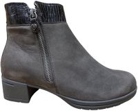 Hartjes 172.0247/24 41.77 Veterschoenen Grijs Nubuck Dames Breedtemaat H