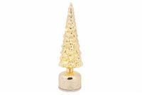 Cosy Billiet Vanlaere NV Lamp Led Tree Turning Goud 11x11xh34cm G Las Excl 3 Aa Batt