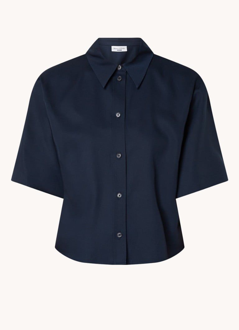 Marc O'Polo Denim Cropped blouse - Women - Lyocell