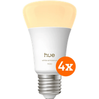 Philips Hue White Ambiance E27 1100lm 4-pack