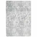 vidaXL Hoogpolig vloerkleed NAVARRA 240x340 cm polyester zilvergrijs