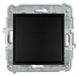 ICON, interrupteur monobloc, noir mat, modèle 12IWP-1